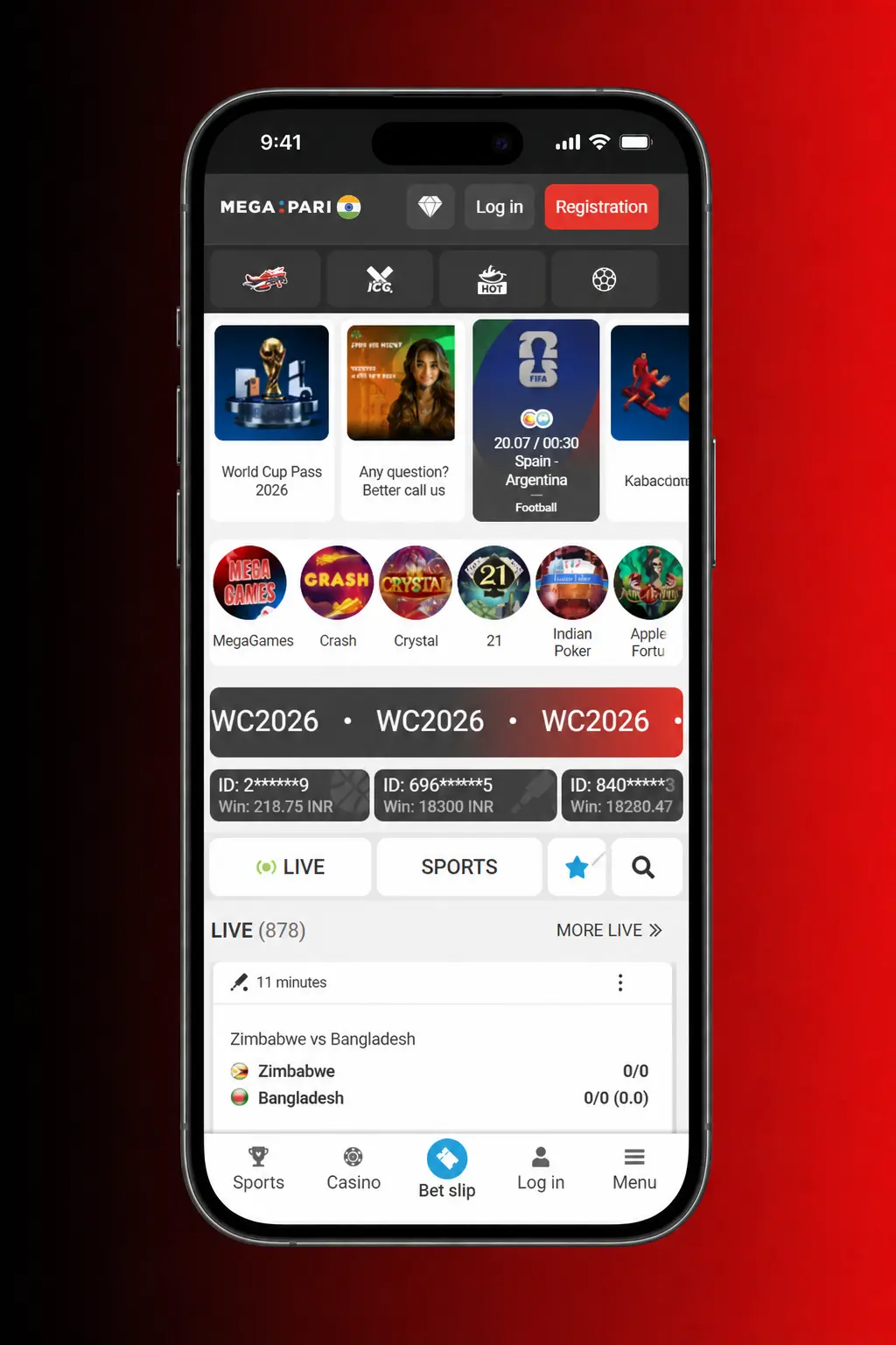 MegaPari login process on desktop and mobile with SSL encryption and 2FA security steps