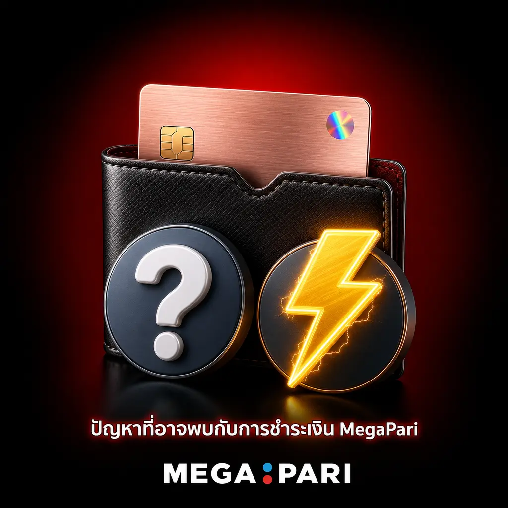 ปัญหาการชำระเงิน MegaPari และวิธีแก้ไข เช่น ฝากไม่สำเร็จ ถอนถูกปฏิเสธ และขีดจำกัดรายวัน