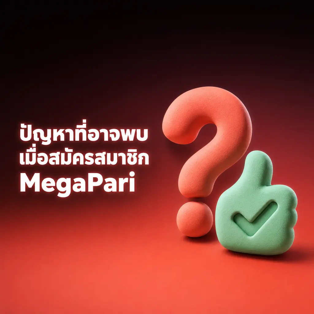 ปัญหาการสมัครสมาชิก MegaPari และวิธีแก้ไข เช่น OTP หมดอายุ เอกสาร KYC ถูกปฏิเสธ