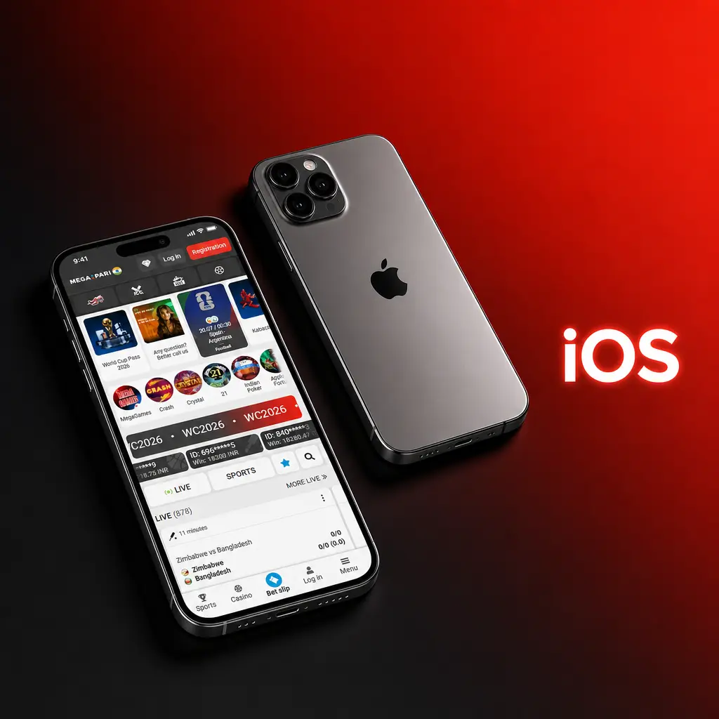 MegaPari iOS app download guide for iPhone and iPad running iOS 12.0 or later via the App Store