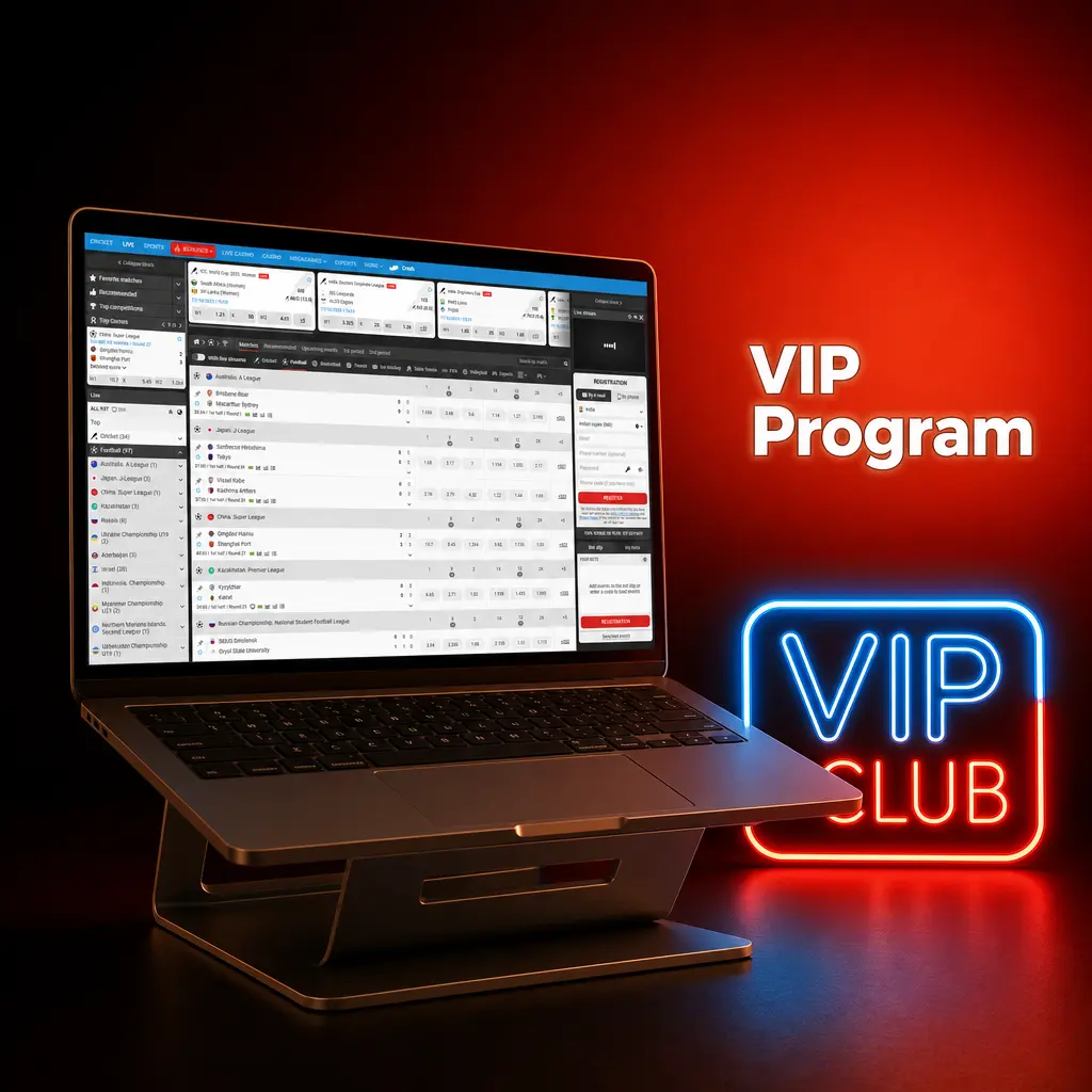 Megapari VIP program tier chart showing Bronze to Diamond levels with loyalty points and exclusive member benefits